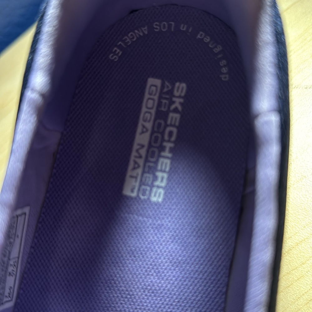 NEW!Skechers hyper pillars Navy Lavender Women's Sneaker Shoe Size 8.0 - Picture 3 of 3